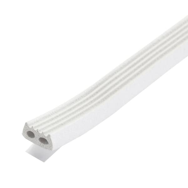 M-D Building Products 5/16 in. x 19/32 in. x 10 ft. White Premium Rubber Window Seal for Large Gaps