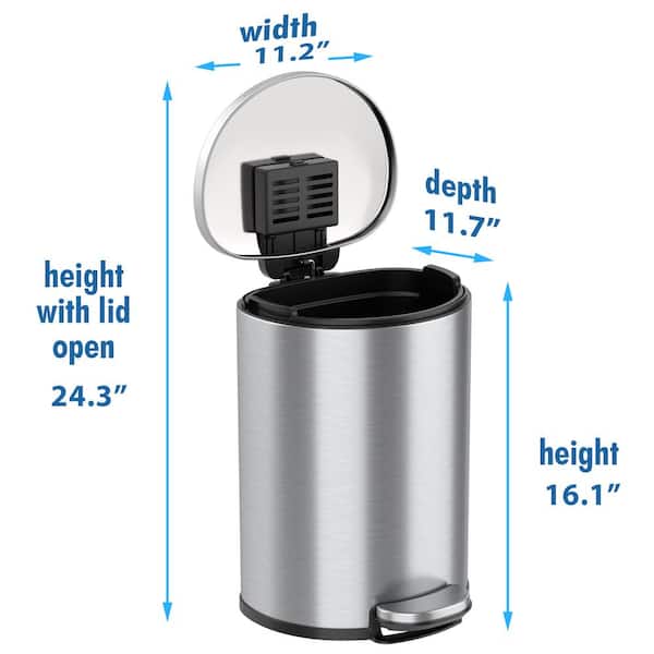 Hexagon Trash Can-30 Gallon- Place Trash Cans around your property