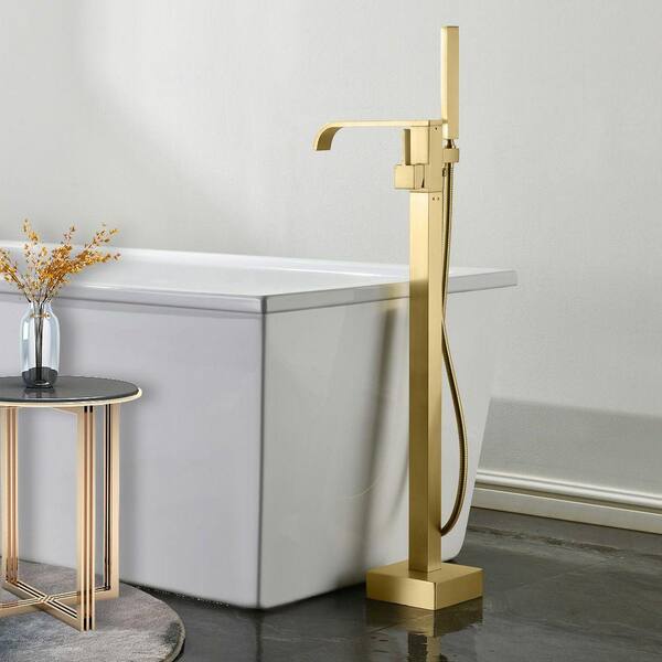 SUMERAIN Single-Handle Freestanding Tub Faucet Floor Mounted with