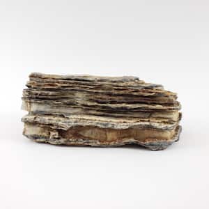 Pagoda Crema Textured Decorative Stone Small Size 3 in. to 5 in. 44 lbs. Box approx 2 cu. ft.