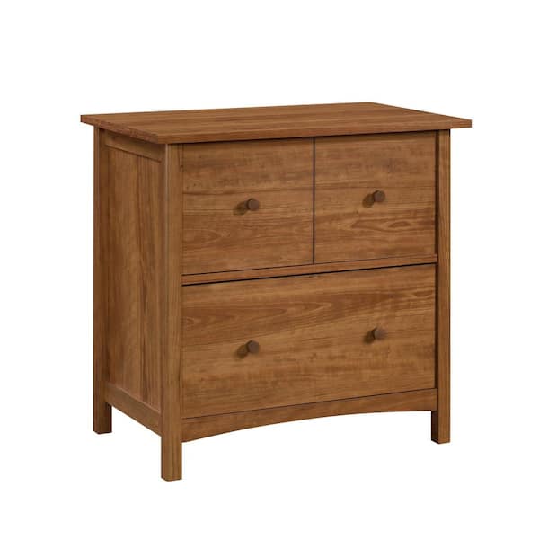 SAUDER Union Plain Prairie Cherry Decorative Lateral File Cabinet with 2-Drawers
