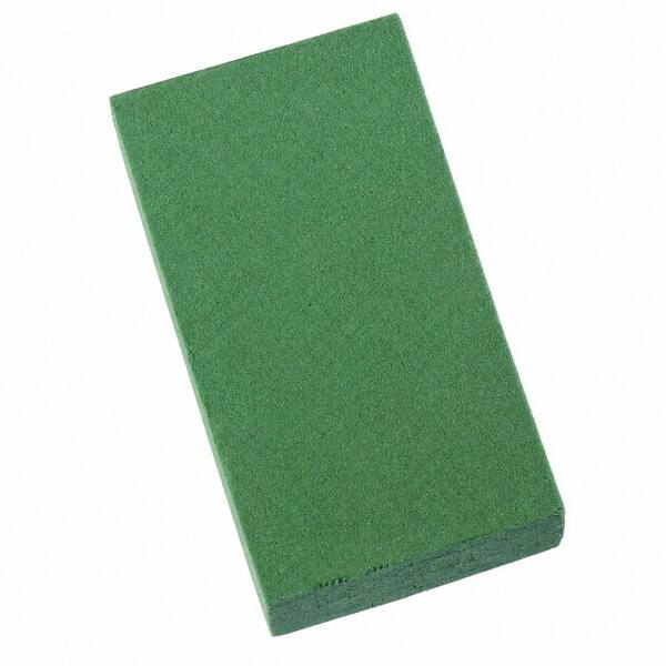 ÉCLAT Botanical aircolor foam 1.6 in. Green Indoor Outdoor Artificial Plant Floral Foam Block