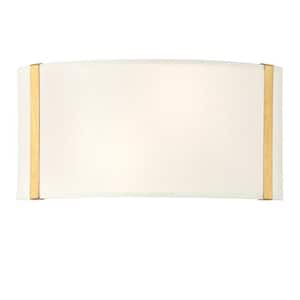 Fulton 2-Light Antique Gold Sconce