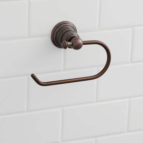 Estates Single Post Toilet Paper Holder in Heritage Bronze