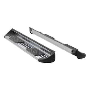 Polished Stainless Truck Side Entry Steps, Select Ford F-150, F-250, F-350, F-450, F-550 Super Duty Super Crew