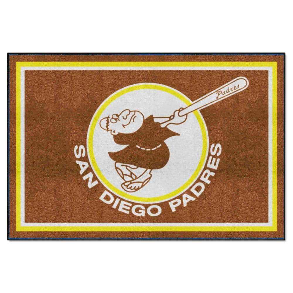 Fanmats San Diego Padres 3ft. x 5ft. Plush Area Rug, Brown