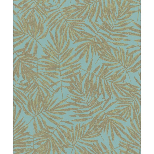 Marburg La Veneziana Green Leaf Paper Strippable Wallpaper (Covers 56.4 sq. ft.)