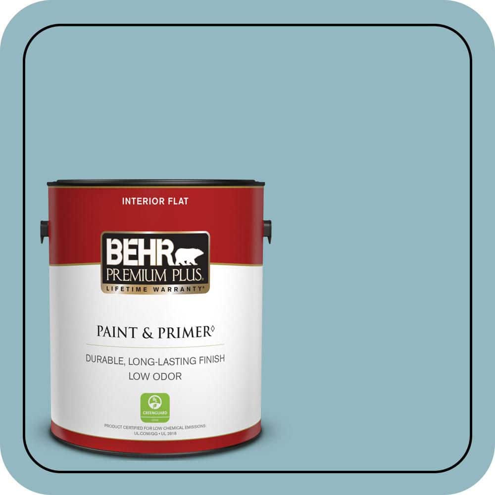 1 gal. #PPU13-09 Tahoe Blue Flat Low Odor Interior Paint & Primer price history on PriceWatchPro