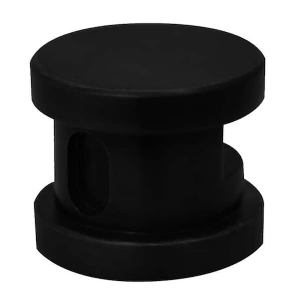 SteamSpa 2 in. Steam Head with Aromatherapy Reservoir in Matte Black