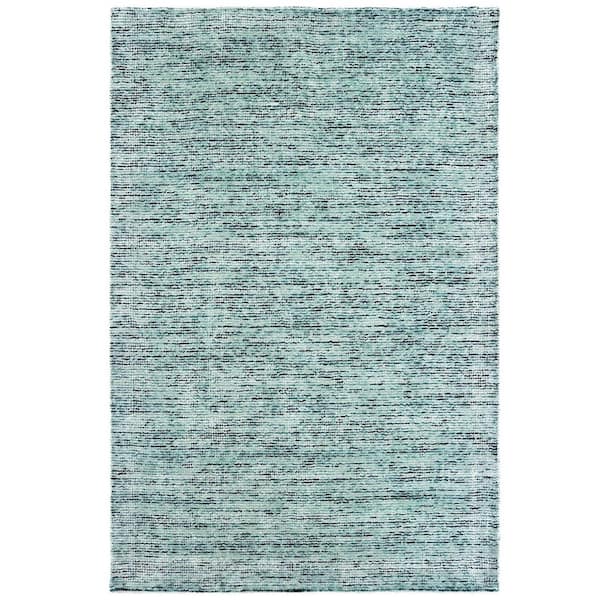 10 X 13 Blue, Teal Solid Color Washable Area Rug Runner Rug