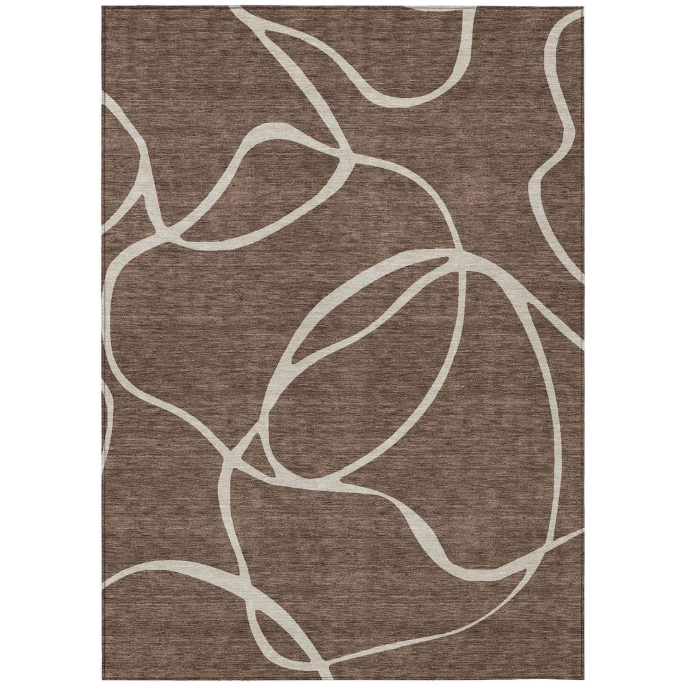 Chantille Machine Washable Indoor/Outdoor Abstract ACN999 Brown 10 ft. x 14 ft. Area Rug price history on PriceWatchPro