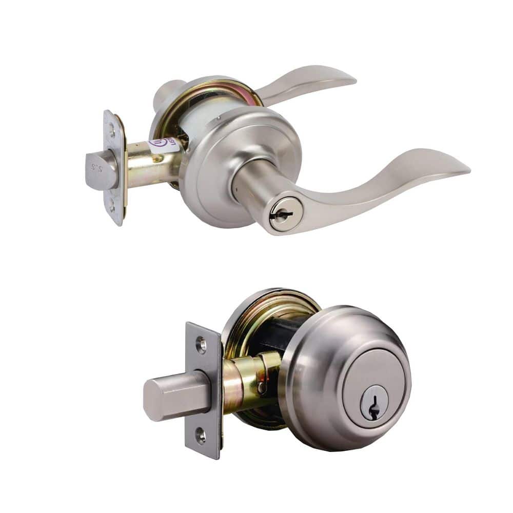 DELANEY HARDWARE Grade 2 Lashbrook Combo Satin Nickel 318820 - The