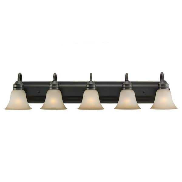 Generation Lighting Gladstone 5-Light Heirloom Bronze Vanity Light