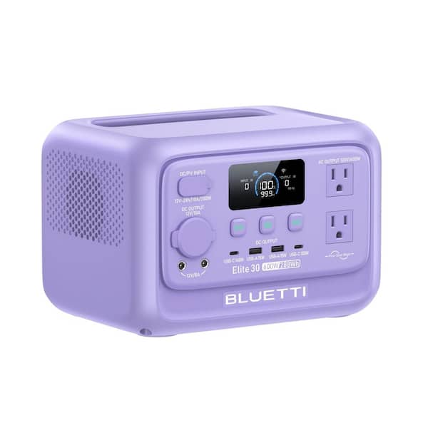 600W Continuous/1500W Peak Output 288Wh Portable Power Station, Push Button Start Battery Solar Generator for Campsite