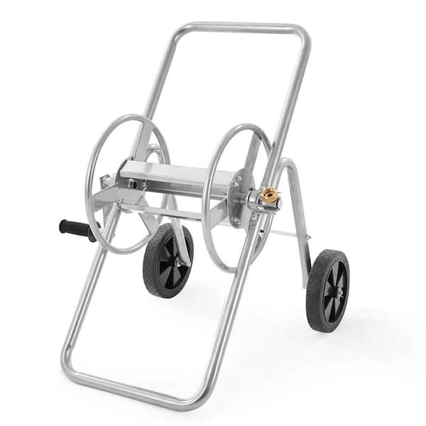 Hose Reel Cart 175 ft. Capacity, Heavy-Duty Mobile Storage for Garden and Yard (Hose Not Included)