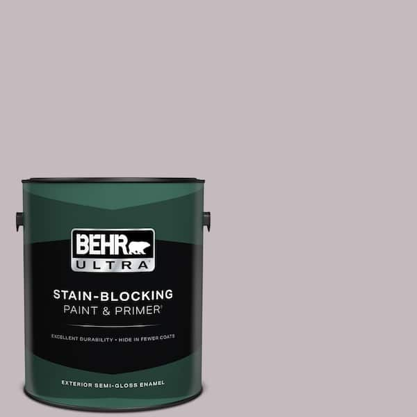 BEHR ULTRA 1 gal. #N110-2 Mulberry Stain Semi-Gloss Enamel Exterior Paint & Primer