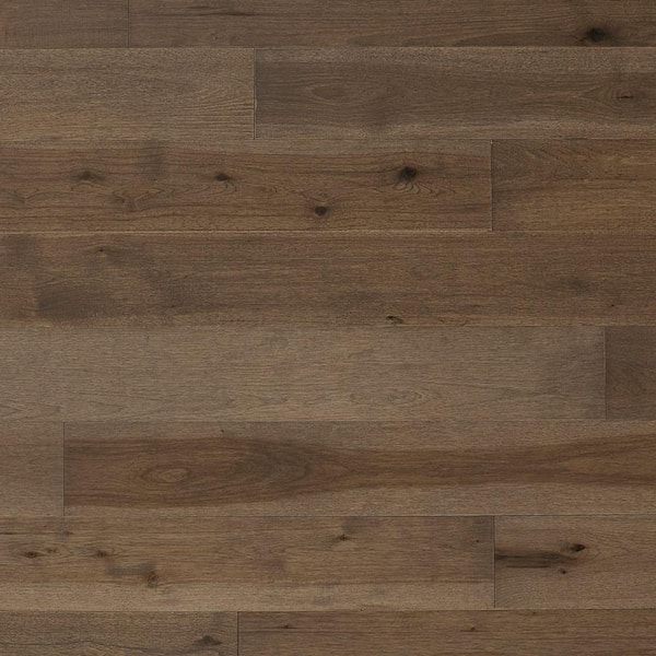ASPEN FLOORING Cannon Hickory 1/2 in. T x 7.5 in. W Water Resistant Wire Brushed Engineered Hardwood Flooring (31.09 sqft/case)