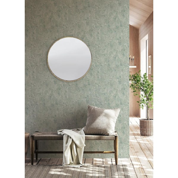 Beck Green Leaf Wallpaper Sample