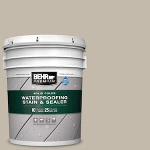 5 gal. #730C-3 Castle Path Solid Color Waterproofing Exterior Wood Stain and Sealer
