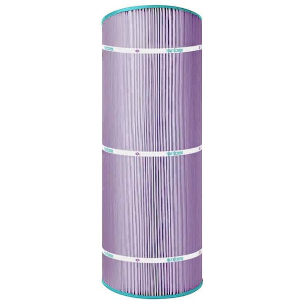 Hurricane 8.94 in. Dia Platinum Purple Spa Filter Cartridge Replacement