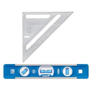 Husky Extendable Framing Square 2-in-1 Lightweight Aluminum Laser Marked  Lines