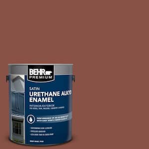 1 gal. #PPU2-18 Spice Urethane Alkyd Satin Enamel Interior/Exterior Paint