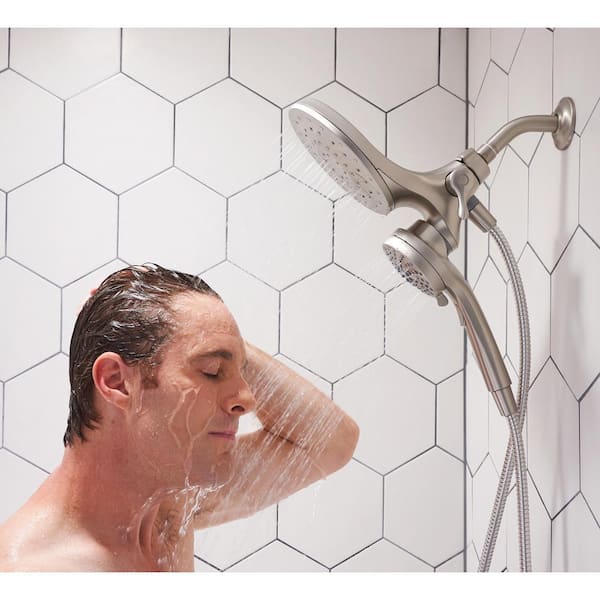 Chrome Engage Magnetix 2.5 GPM Handheld/Rain Shower Head 2-in-1 Combo Featuring Magnetic Docking System 1