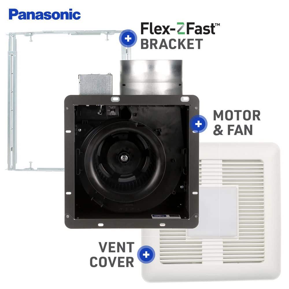 Panasonic White LED Ceiling Mount Ventilation Fan