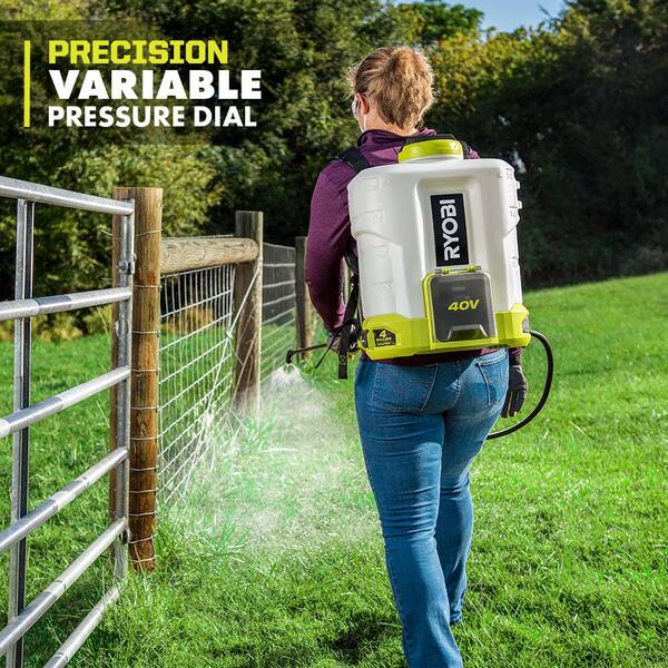 RYOBI 40V Cordless Battery 4 Gal 