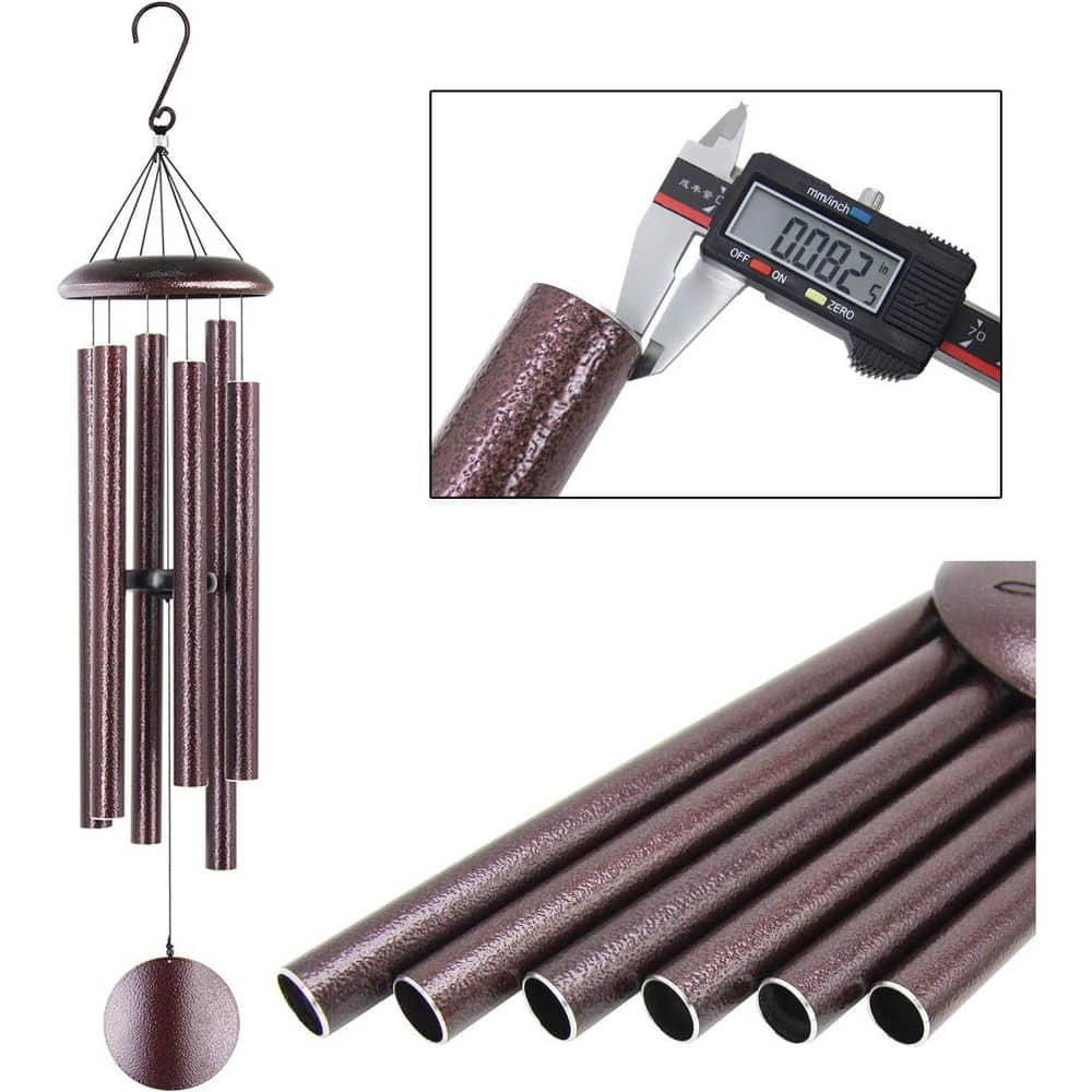 45" Bronze Aluminum Waterproof Memorial Wind Chimes