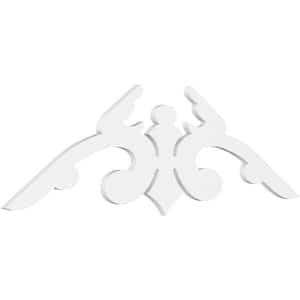 Pitch Milton 1 in. x 60 in. x 22.5 in. (8/12) Architectural Grade PVC Gable Pediment Moulding
