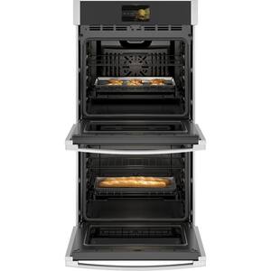 Profile 27 in. Smart Double Electric Wall Oven with Convection (Upper Oven) Self-Cleaning in Stainless Steel