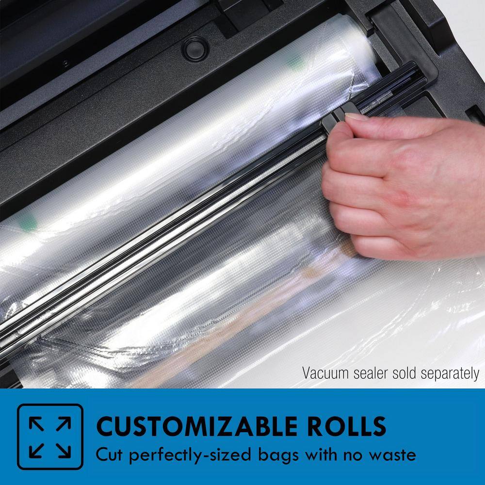 Kenmore Heavy Duty Clear Vacuum Sealer Bags and Rolls Variety Pack