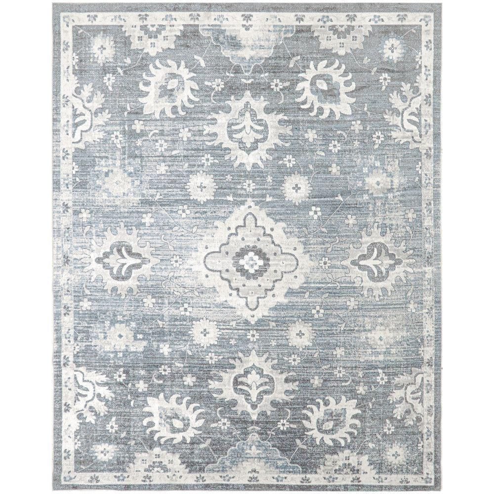 Astra Machine Washable Denim 8 ft. x 10 ft. Distressed Traditional Area Rug price history on PriceWatchPro