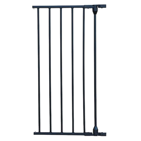 Cardinal Gates 29.5 in. H x 15 in. W x 2 in. D Extension for XpandaGate Expandable Gate, Black