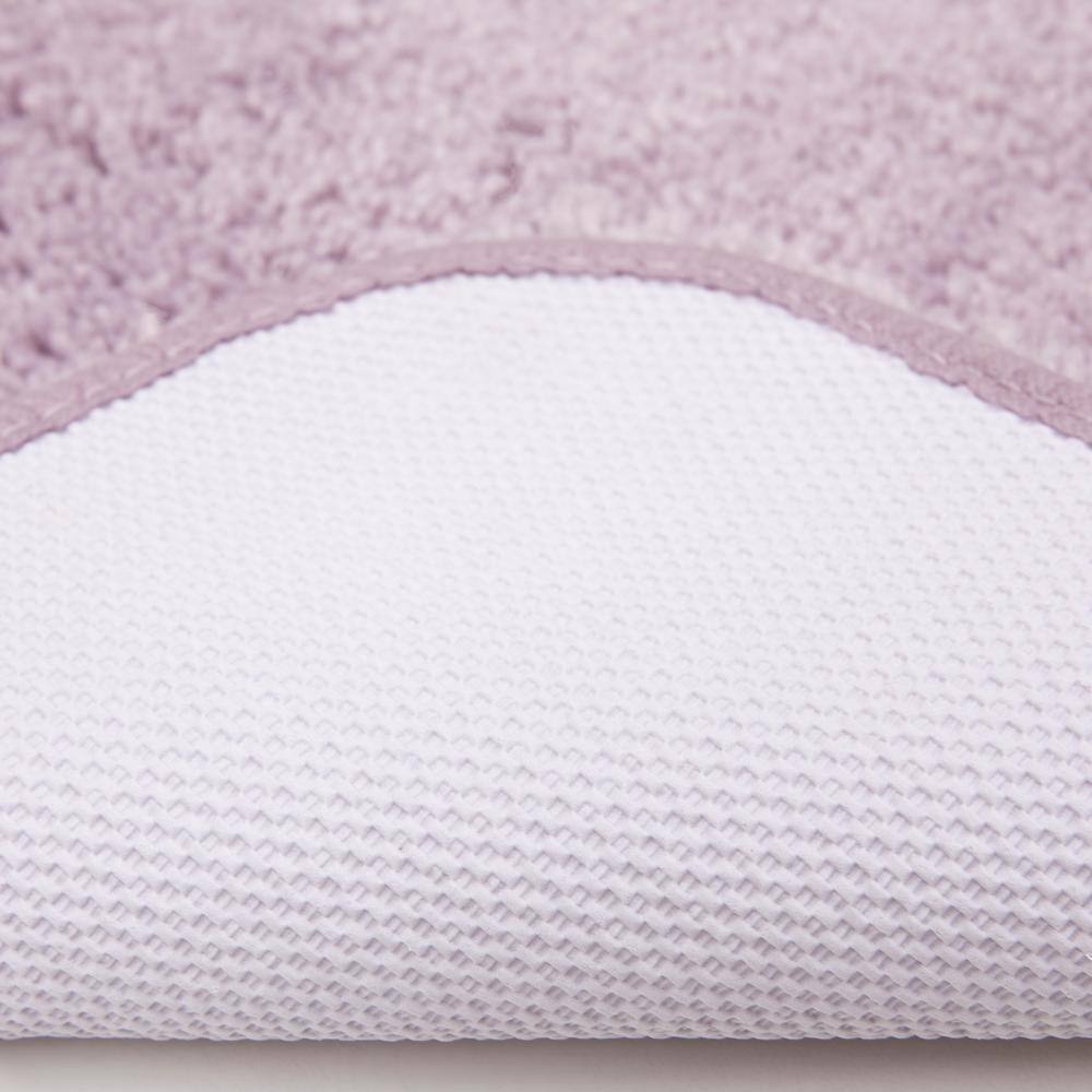 Lavender Nylon Machine Washable Bath Rug 20" x 24"