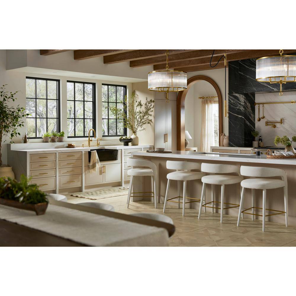 Modern Brass Touchless Pull-Down Kitchen Faucet with Sprayhead