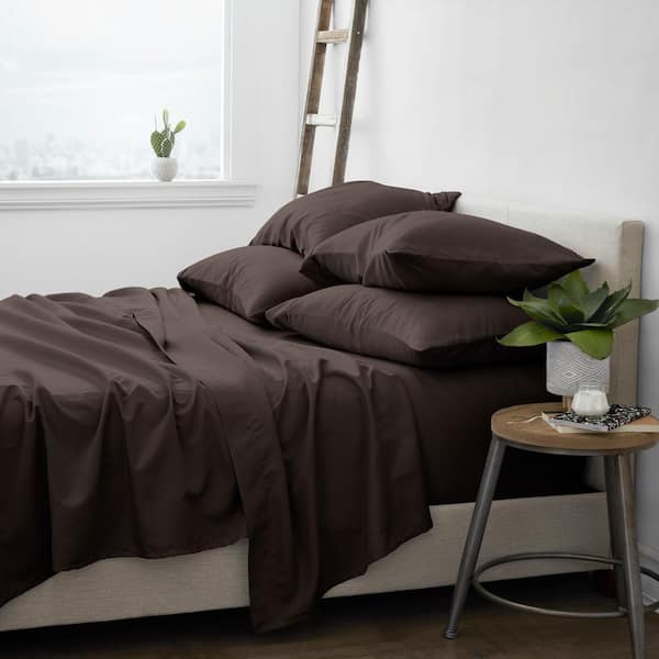 Home Collection Solid Microfiber Sheet Set