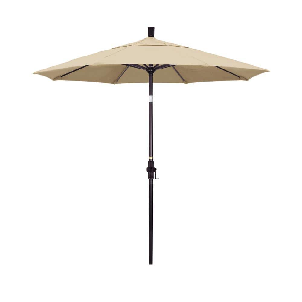 7.5 ft. Bronze Aluminum Market Patio Umbrella Collar Tilt Crank Lift in Antique Beige Sunbrella price history on PriceWatchPro