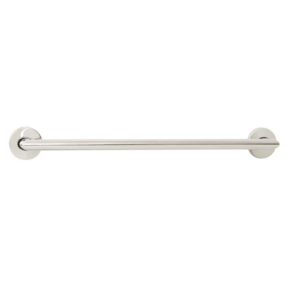 48- in. Coronado Designer Oval Bathroom Shower Grab Bar with Mitered Corners, Polished price history on PriceWatchPro