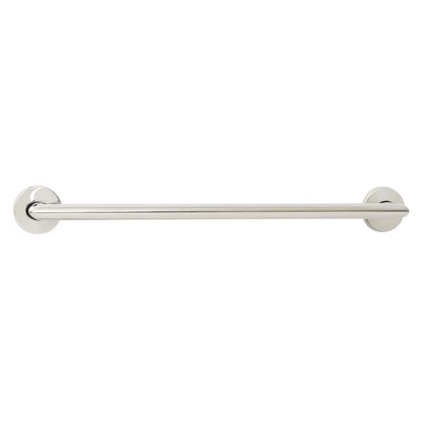 SEACHROME 48- in. Coronado Designer Oval Bathroom Shower Grab Bar with Mitered Corners, Polished