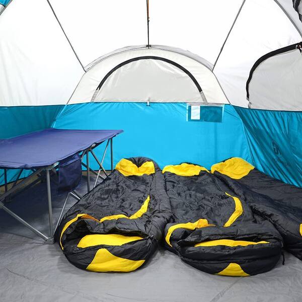 Zeus & Ruta 8-Person Camping Tents, 5 Large Mesh Windows, Double