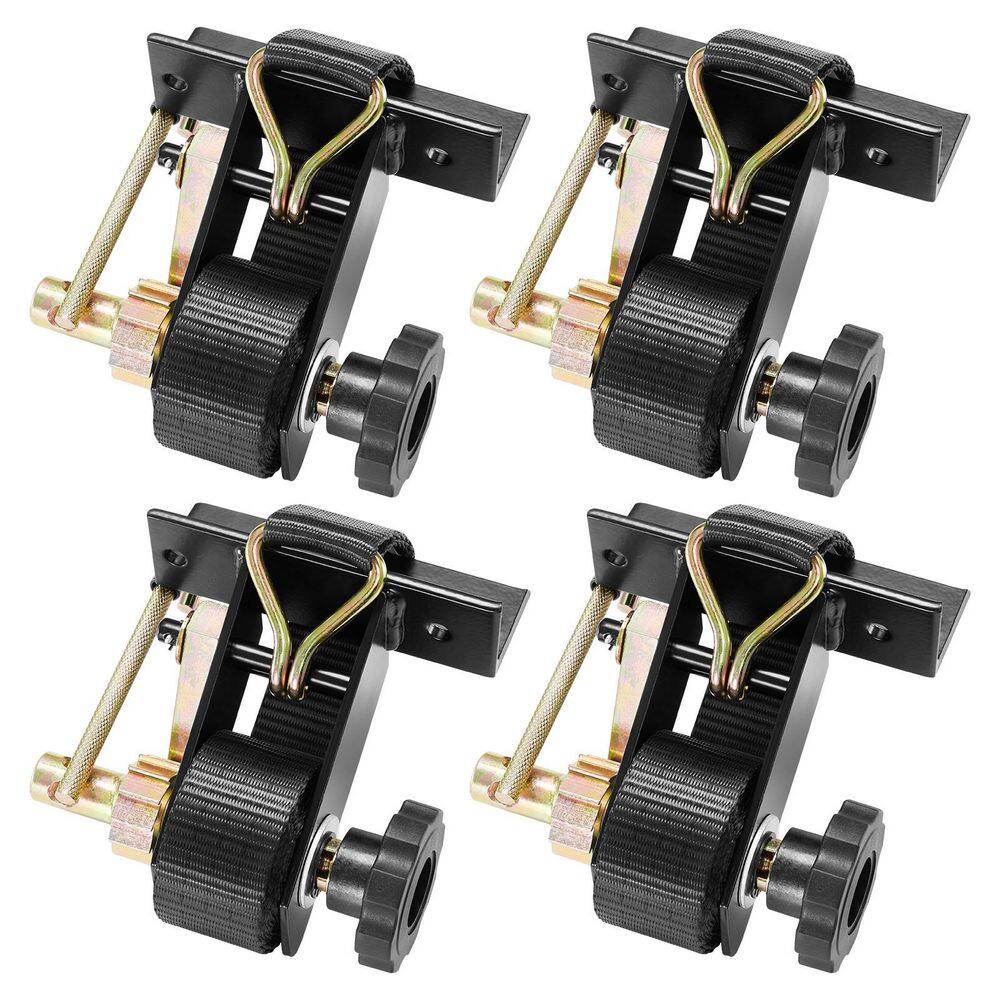 Ladder Rack Ratchet Straps, Black Square Tube Mount, 1.5 in. W x 7.4 ft. L, with Double J-Hooks, 500 lbs. Load (4 Pack) price history on PriceWatchPro