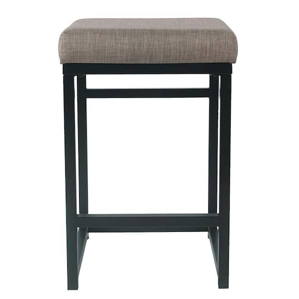 Back Metal 24 In Brown Bar Stool K7651, 24 Inch Bar Stools Without Back