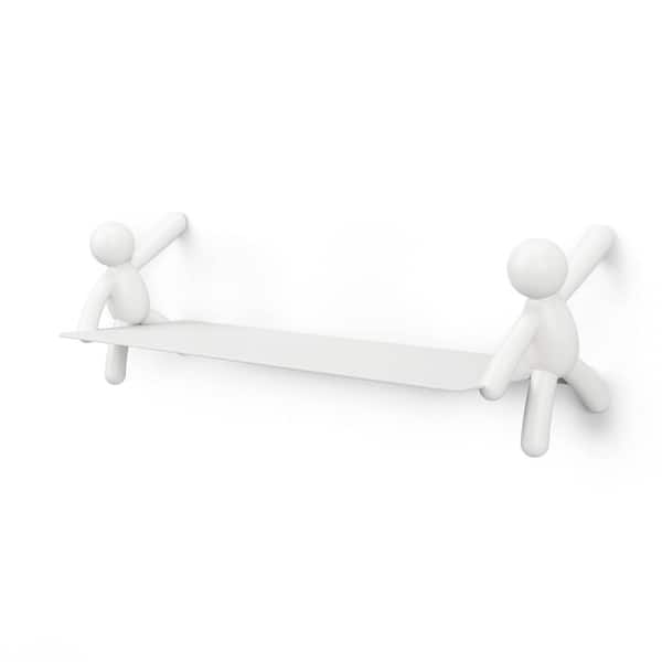 Umbra BUDDY Decorative Wall Shelf WHITE