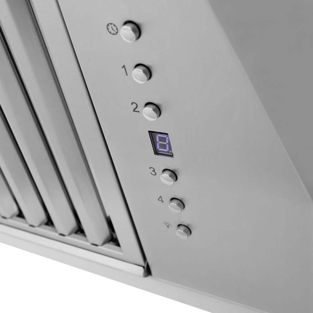 Hand-Hammered Copper 30" Convertible Wall Mount Range Hood