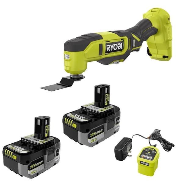 ONE+ 18V Lithium-Ion HIGH PERFORMANCE Kit w/ 4 Ah Battery, 6 Ah Battery, Charger, & FREE ONE+ Cordless Multi-Tool