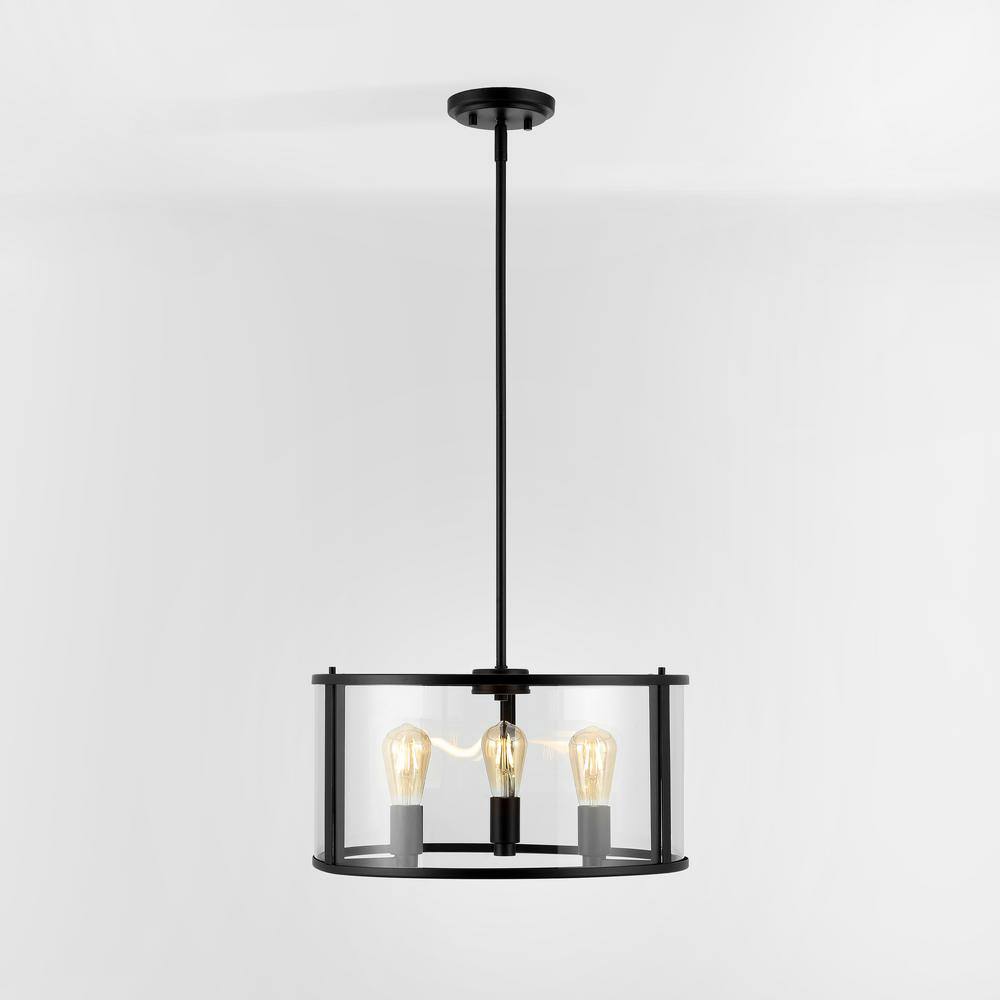 Elegant Minimalist 30" Bronze Globe Pendant with LED Glass Shade