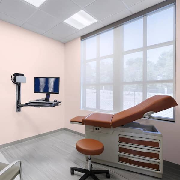 1 gal. #180C-1 Paris White Dead Flat Interior Paint