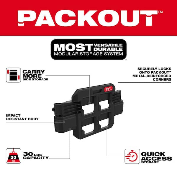 PACKOUT Compact Plate Tool Box Rack Attachment